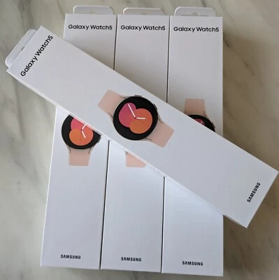 Samsung Galaxy Watch5 SM-R900 40mm Aluminium Case with Sport Band - Pink Gold... - Image 1 of 4