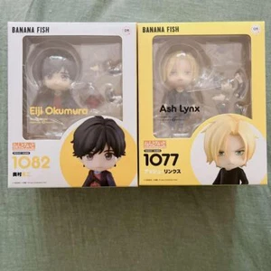 Nendoroid Banana Fish Eiji Okumura Ash Lynx Set Action Figure Used from Japan - Picture 1 of 7