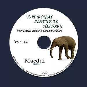 The Royal Natural History – Vintage Magazines 6 Volumes, 6 ebooks 1 DVD Animals - Imagen 1 de 12