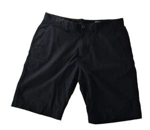 Volcom Shorts Mens 36 Black 10" Casual Hiking Walking Chino - Picture 1 of 9
