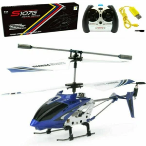 Blue Syma S107G RC Helicopter 3/3.5CH Mini Remote Control Helicopter w/ Gyro Toy - Picture 1 of 13