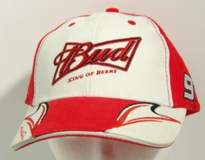 NASCAR Bud King of Beers Winner’s Circle Adjustable Strapback Hat Cap Racing - Picture 1 of 12