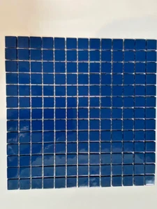 1 Sheet Vintage French Emaux de Briare Mosaic Tiles Early 80s NOS Open Box - Picture 1 of 9