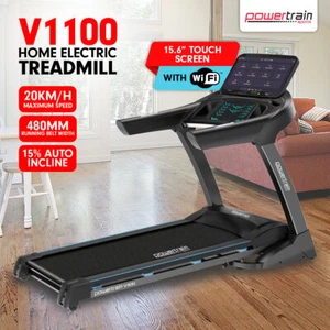 Powertrain V1100 Treadmill with Wifi Touch Screen & Incline Cardio Workout Machi - Picture 1 of 11