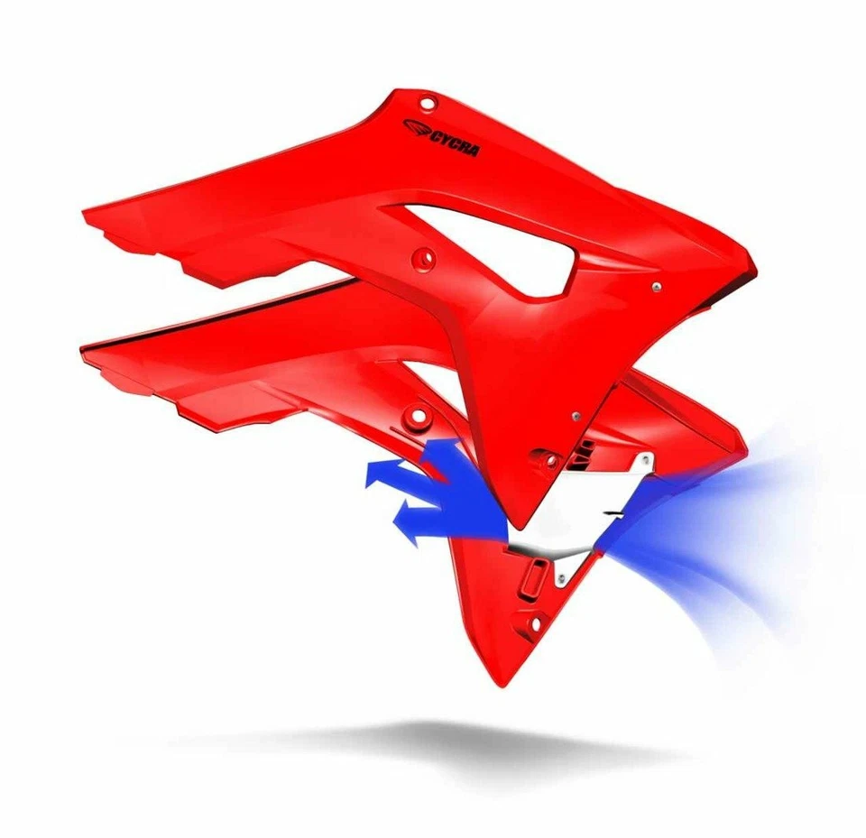 CYCRA POWERFLOW INTAKE RADIATOR SHROUDS HONDA CRF250R CRF450R RWE 2017-2021 - Image 1 of 1