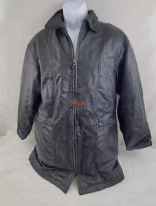 Men's Danier Canada Black Leather Jacket US 6-8 - Picture 1 of 12