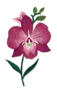 Personalizado y Único A Inspirador Flor Bordado Hierro Hierro en Parche - Imagen 1 de 11
