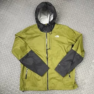The North Face Alta Vista Rain Jacket Size Large Mens Forest Olive Tnf Black - Picture 1 of 17