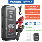 TOPDON JS1200 Arrancador de batería para coche amplificador de carga 1200A y 12V