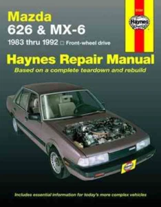Manual Mazda 626 Mazda MX-6 1983-1992 Haynes Manual de taller FWD - Imagen 1 de 5