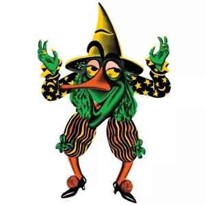 Beistle Vintage Halloween 34in Jointed Witch Goblin Hanging Decoration - Picture 1 of 2