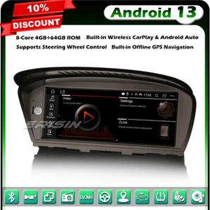 8.8” Android 13.0 Autoradio GPS Navi BMW 3er E90 E91 E93 E92 5er E60 E61 E63 CCC - Bild 1 von 24