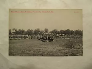 Militär Infanterie Straßenformation Widerstand der Kavallerie Angriff Postkarte - Bild 1 von 2