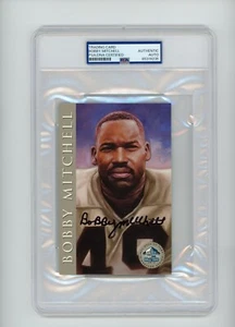 1998 HALL OF FAME PLATINUM SIGNATURE SERIES SIGNED AUTOGRAPH PSA BOBBY MITCHELL - Picture 1 of 2