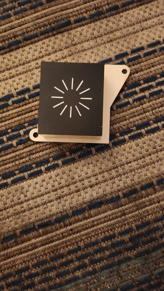 1968 Dodge Polara Clock Delete Plate - Image 1 of 1