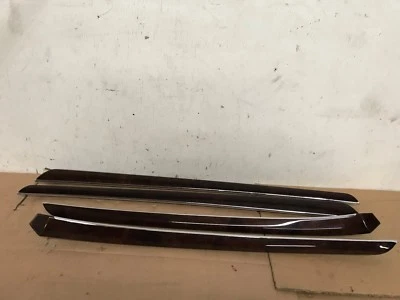 OEM MERCEDES BENZ S550 W221 JUEGO DE 4 PUERTAS DELANTERAS PANEL INTERIOR MOLDURA MADERA Foto 1 de 4