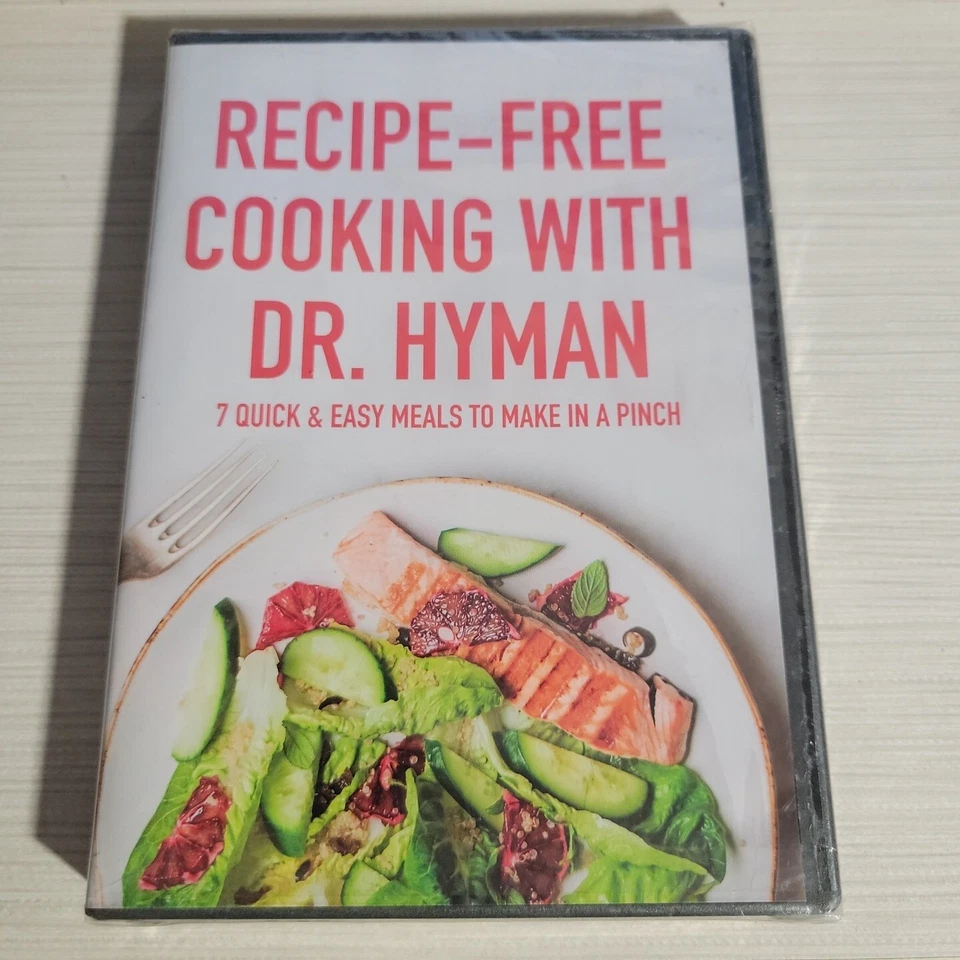 RECIPE FREE COOKING WITH DR. HYMAN - DVD MARK HYMAN MD 2018 New Sealed - Image 1 of 1