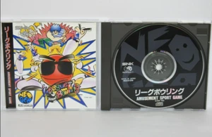 League Bowling SNK Neo Geo NG  CDRom Used Japan Import 1994 Boxed w/s Manual F/S - Picture 1 of 2