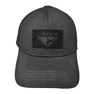 Condor Warrior Fitted Hat Black L/XL Stretch Solid 6 Panel Outdoor - Picture 1 of 9