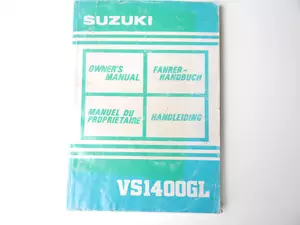 Manual de instrucciones Suzuki VS 1400 GL, salida (c) 6/1990 - D/F/GB/NL - Imagen 1 de 1