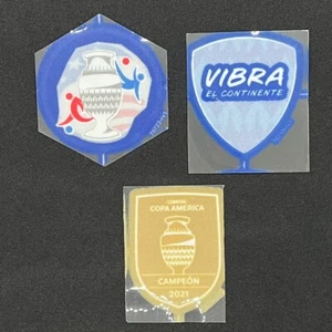 OFFIZIELLE Copa America 2024 + VIBRA EL CONTINENT + CAMPEON 2021 Patches (AFA) - Bild 1 von 6