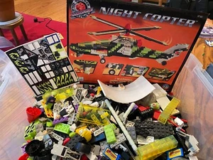 Mega Bloks Bulk Lot gemischte Farben 3 Pfund Night Copter/Extreme Spiele/Figuren - Bild 1 von 7