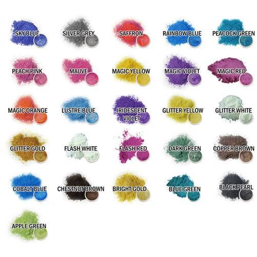 Mica Powder for Cosmetics / Candles etc - Various Colours - 10g Packs - Image 1 of 1
