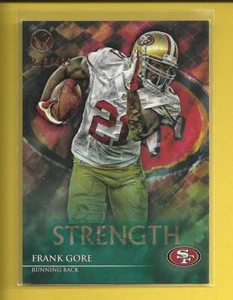 Frank Gore  2014 Topps Valor STRENGTH Card 110 #'d / 499 49ers Colts Dolphins - Bild 1 von 2
