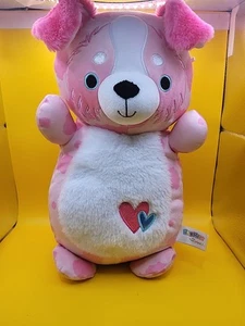 Squishmallows Magnis 14” HugMees Día de San Valentín Rosa Perro Pastor Australiano - Imagen 1 de 5