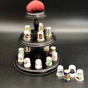 Royal Crown Derby 15 Teile Fingerhut Sammlung Vintage Bone China mit Bonus - Bild 1 von 10