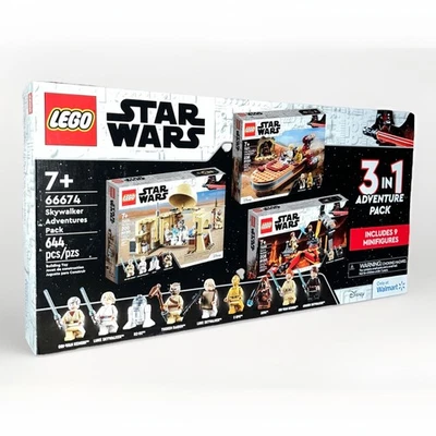 ✅ NISB LEGO Star Wars Juego 3 en 1 66674, Juegos 75269 75270 y 75271 ¡Y 9 Minifiguras! Foto 1 de 4