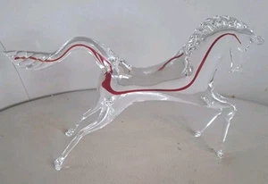 Vintage Murano? Style Art GLASS HORSE Mid-Century Modern MCM Figurine - Picture 1 of 6