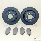 REAR BRAKE DISCS WITH PADS FOR VW JETTA BORA 1.4 1.6 1.9 2.0 2010-20