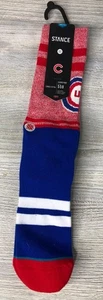 Stance MLB Chicago Cubs Classic Pique Combed Cotton Crew Socks Size L (9-12) - Picture 1 of 3
