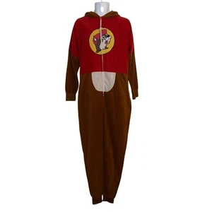 Bucees Biber Maskottchen Schlafanzug Erwachsene Unisex S M Halloween Kostüm Unionsuit - Bild 1 von 9