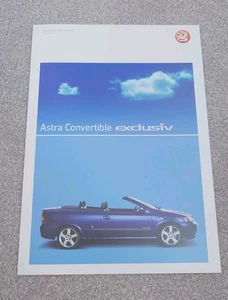 Vauxhall Astra Convertible Exclusiv Special Edition Brochure 2005 - Picture 1 of 3