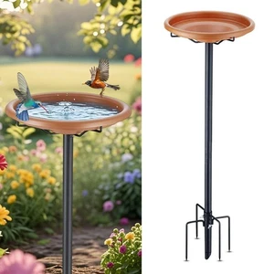 Podest Vogeltränke Metalltränke Outdoor Vogeltränke Garten Außen 35 cm - Bild 1 von 6