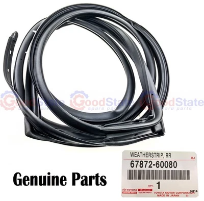 Genuine Toyota LandCruiser UZJ100 HDJ101 HDJ100 LH Left Rear Door Weatherstrip - Image 1 of 2