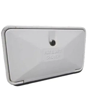 Exterior Recessed Shower Box White Caravan Camper Motorhome - Bild 1 von 5