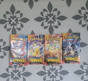Pokemon TCG Surging Sparks Booster Pack Art Set | SEALED - Bild 1 von 2