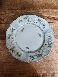 Antique Herman Ohme Silesia Pattern OHM110 10" Rimmed Dinner Plate - Picture 1 of 4