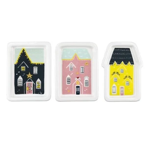 KitchenCraft Ceramic The Nutcracker Collection 3-Piece Decorative Plate Set - Picture 1 of 10