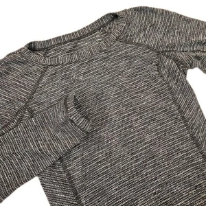 Lululemon Race Your Pace Long Sleeve Running Shirt Women's Size 4 Gray/Black - Picture 1 of 10