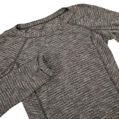 Camisa de correr Lululemon Race Your Pace manga larga para mujer talla 4 gris/negra Foto 1 de 4