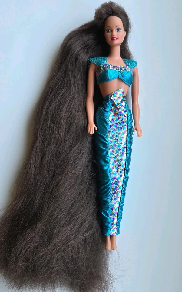 Barbie 💫 Jewel Hair Mermaid Teresa 👑 in Midge outfit 💫 TLC condition - Image 1 of 4