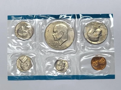 1978 Philadelphia Set of Mint Coins Ike Dollar Included Not touched in 50 yearsB - Image 1 of 4