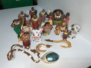 Disney Moana Mixed Lot 20 PVC Figures & PVC Cake Toppers - Picture 1 of 7