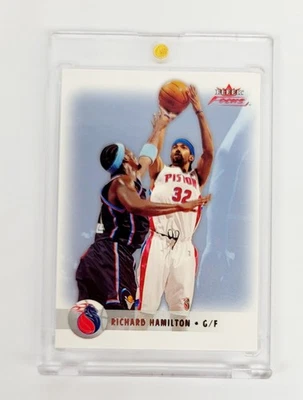 RARO SSP ANIVERSARIO PLATA 2003-04 Fleer Focus Richard Hamilton #37 DETROIT NBA Foto 1 de 2