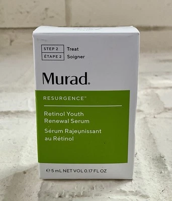 Murad Resurgence Retinol Youth Renewal Serum 0.17 oz / 5mL Travel Mini NIB - Image 1 of 4