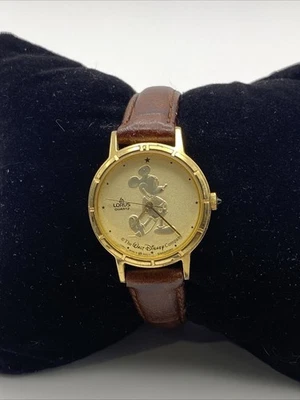 Винтажные женские золотистые классические часы LORUS с Микки Маусом, 25 мм, ход Y481-1730 - Изображение 1 из 4